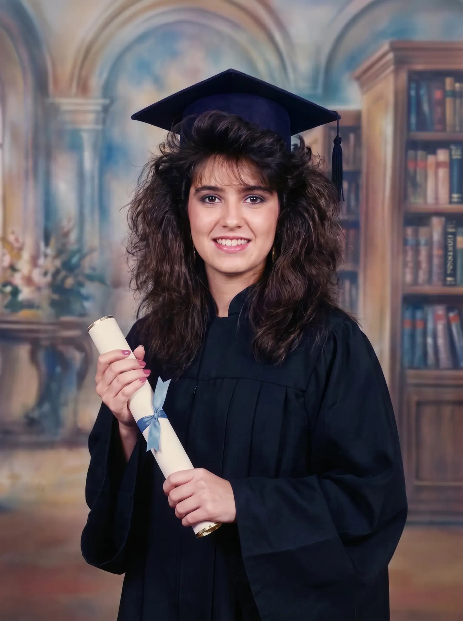 Foto de graduación de 1992 restaurada
